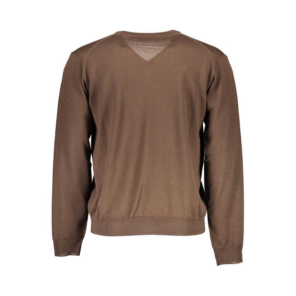 Romeo Gigli Brown Wool Men Sweater RO-37138-S