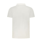 Cavalli Class White Cotton Men Polo Shirt CA-36686-M