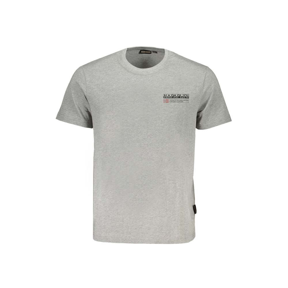Napapijri Brown Cotton Men T-Shirt