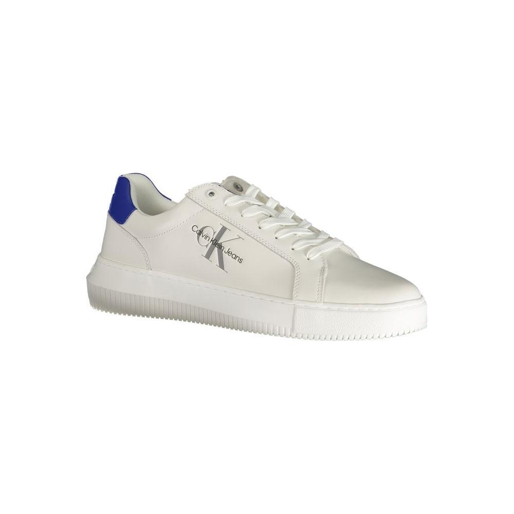 Calvin Klein White Polyester Sneaker