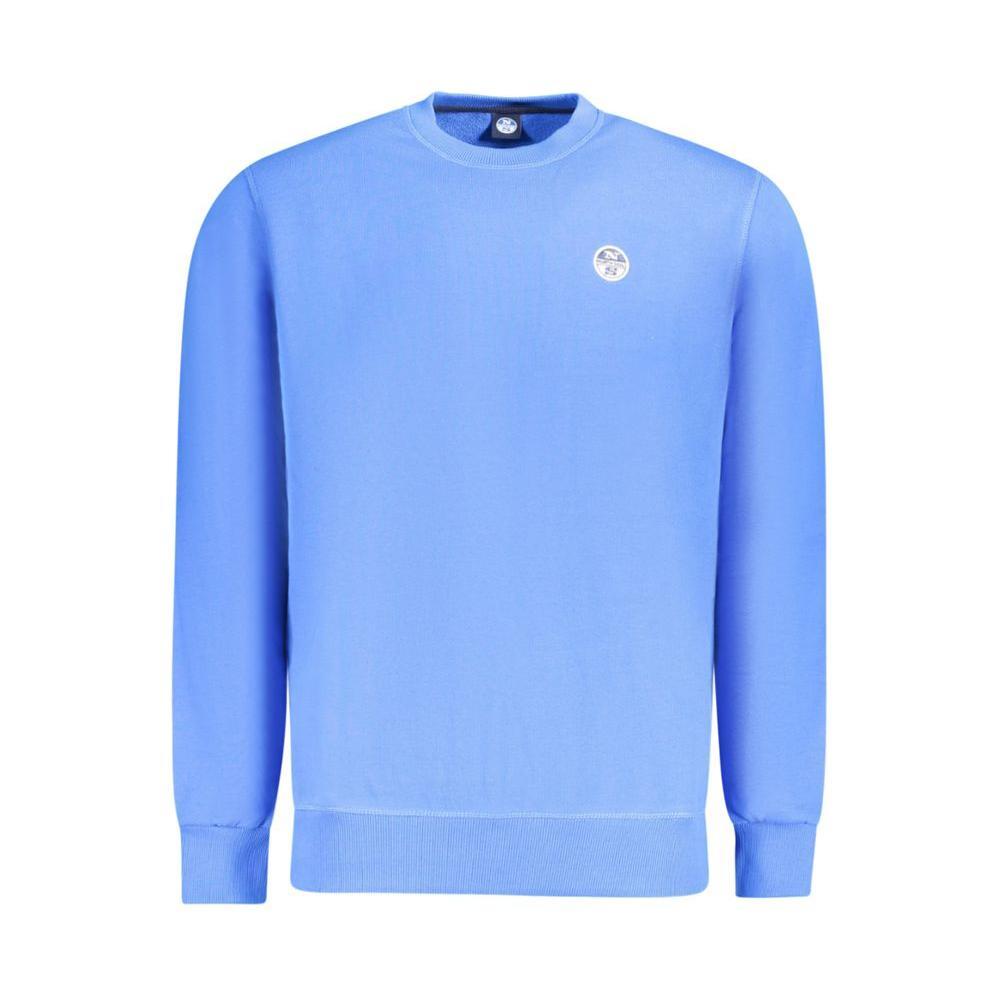 North Sails Blue Cotton Men Sweater NO-33743-S