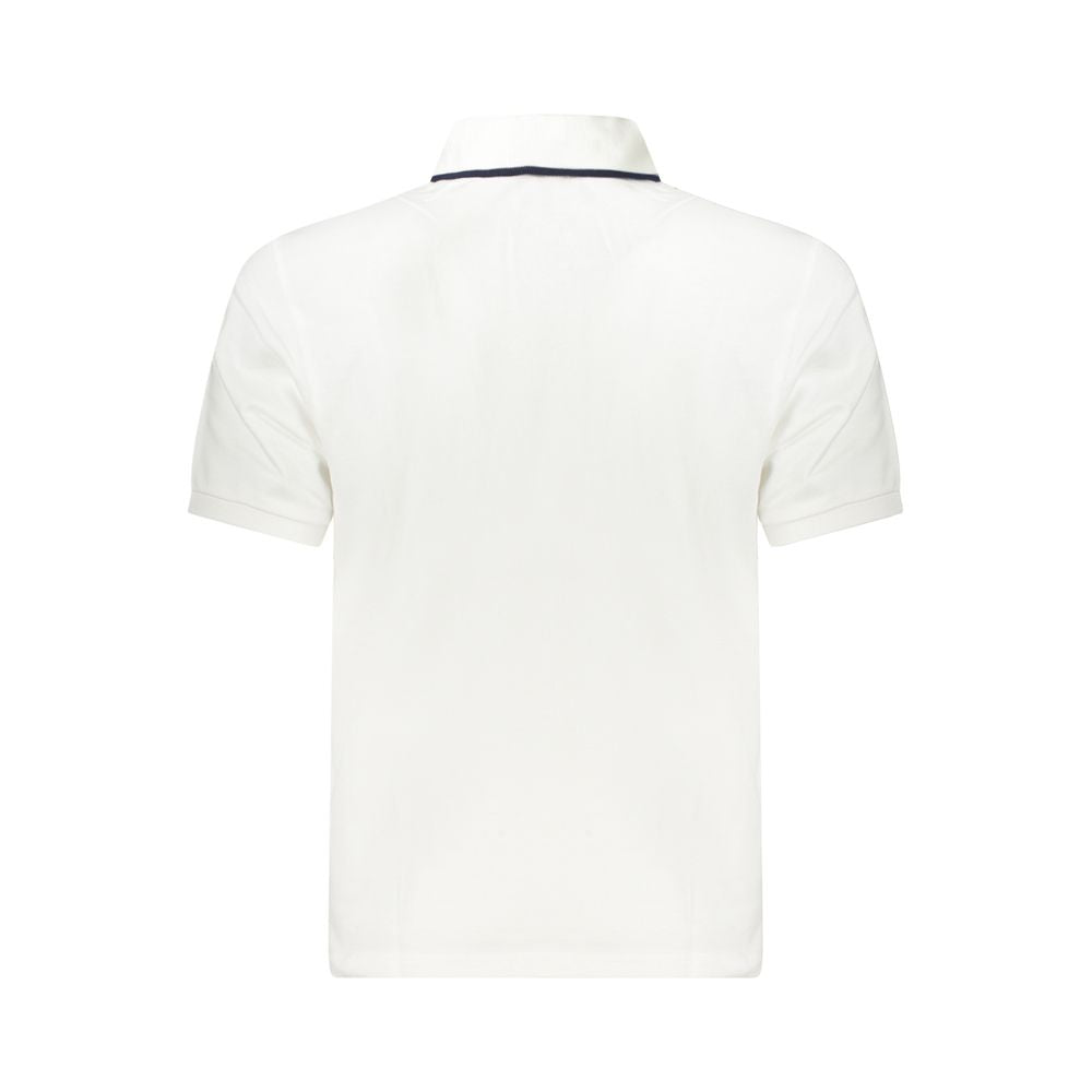 North Sails White Cotton Men Polo Shirt NO-34357-S
