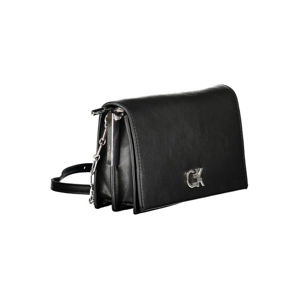 Calvin Klein Black Polyester Handbag