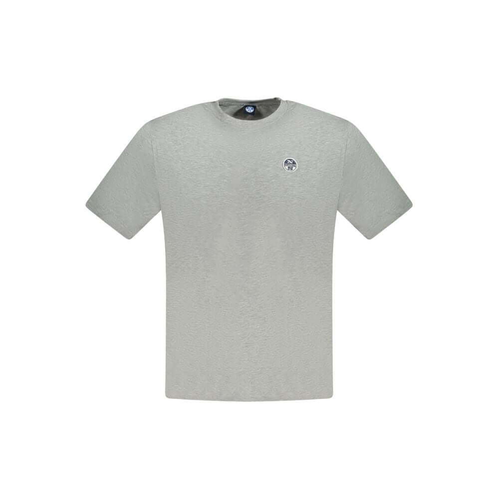 North Sails Brown Cotton Men T-Shirt