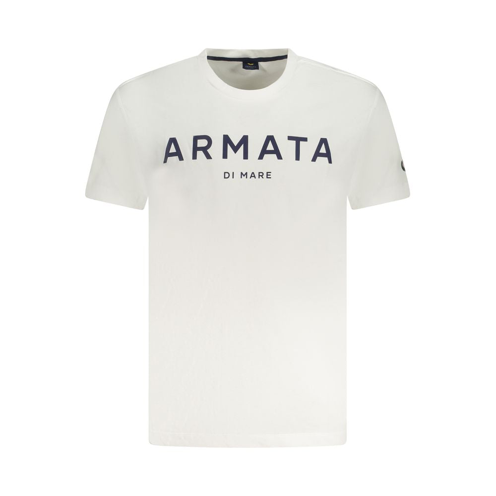 Armata Di Mare White Cotton Men T-Shirt AR-38361-S