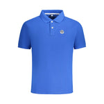 North Sails Blue Cotton Men Polo Shirt NO-33979-S