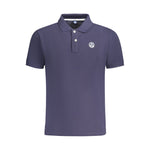 North Sails Blue Cotton Men Polo Shirt NO-33999-S