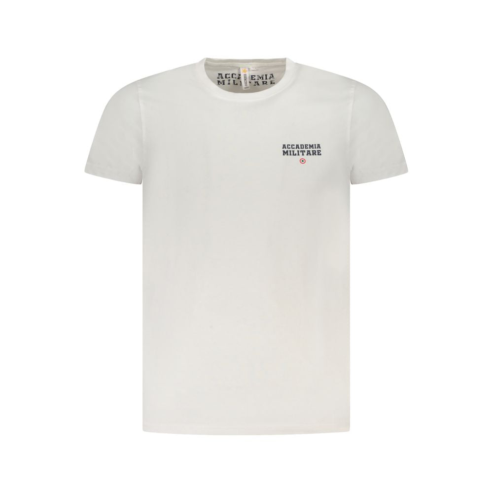 Accademia Militare White Cotton T-Shirt AC-36553-S
