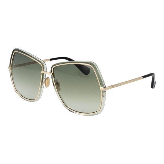 Max Mara Green Metal Sunglasses