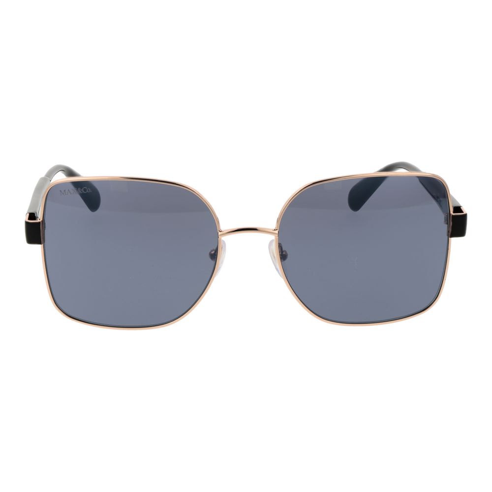 Max & Co Rose Gold Metal Sunglasses