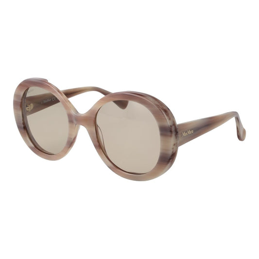 Max Mara Cream Women Sunglass
