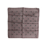 Dolce & Gabbana Brown Animal Print Square Foulard Scarf