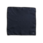 Dolce & Gabbana Blue DG Crown Silk Square Men Foulard Scarf MS7285