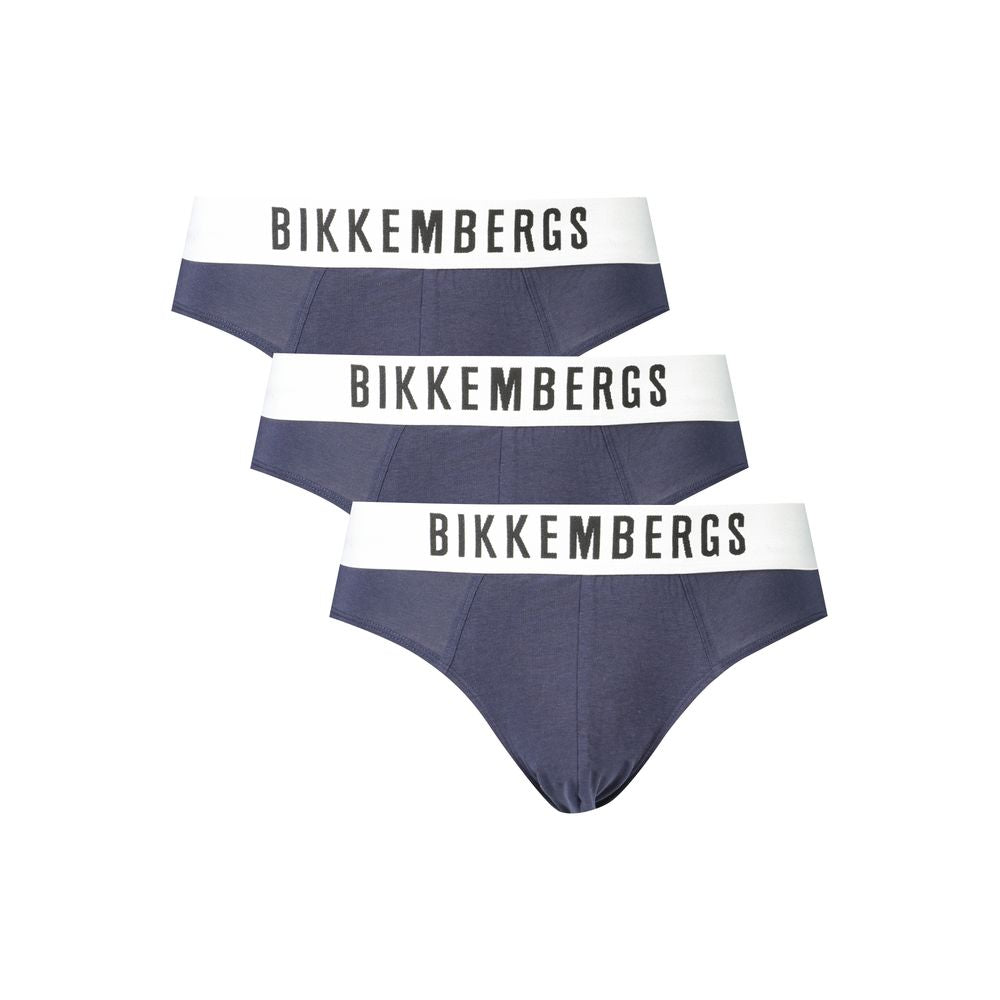Bikkembergs Blue Cotton Underwear BI-38759-XL
