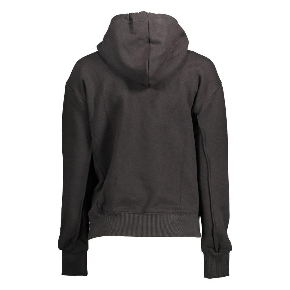 Calvin Klein Black Cotton Women Sweater CA-10749-XL
