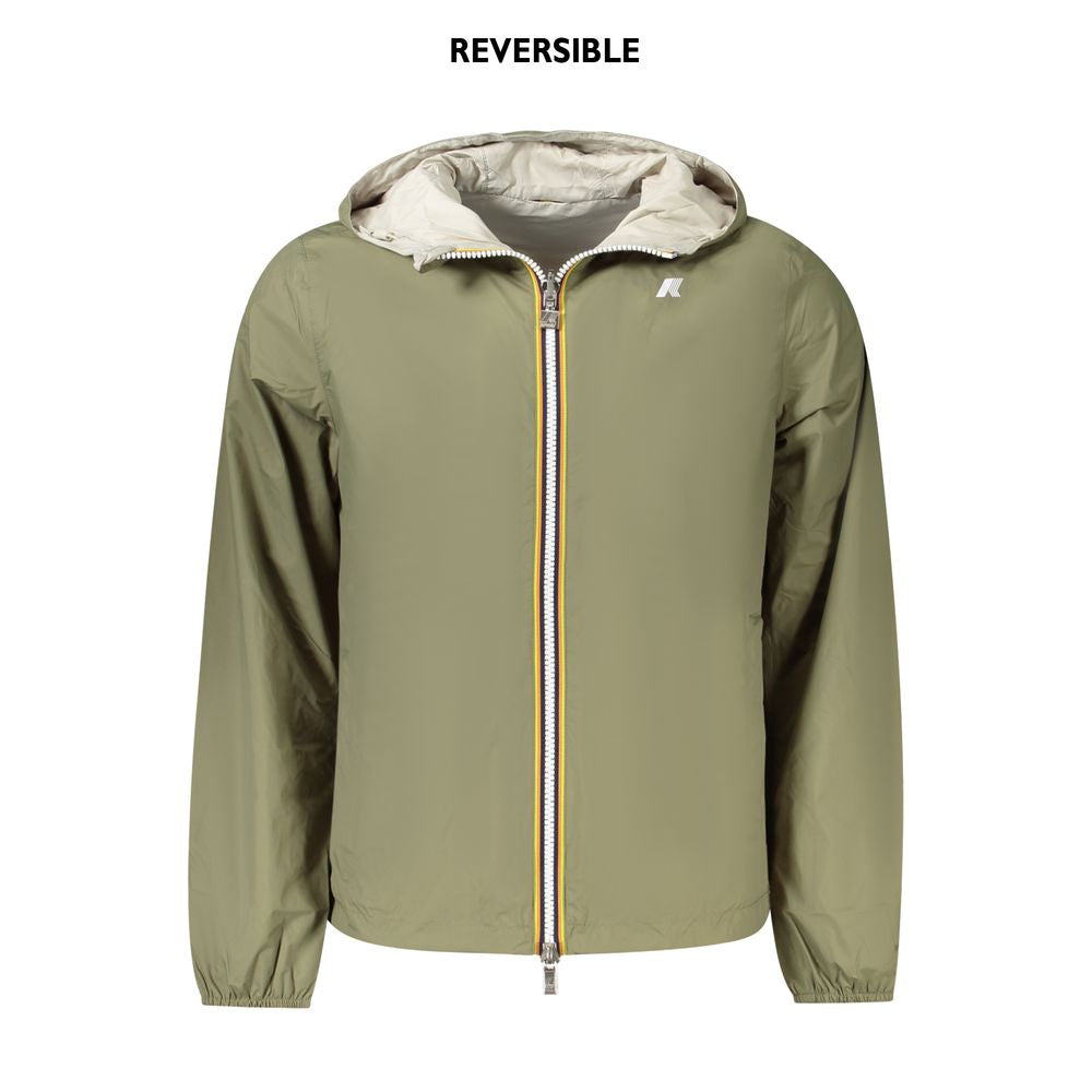 K-WAY Green Nylon Jacket KW-38814-XL