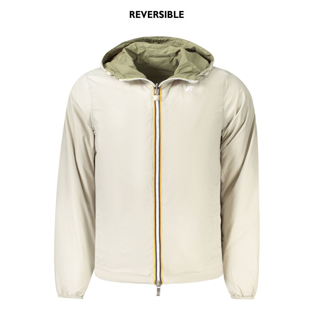 K-WAY Green Nylon Jacket KW-38814-XL