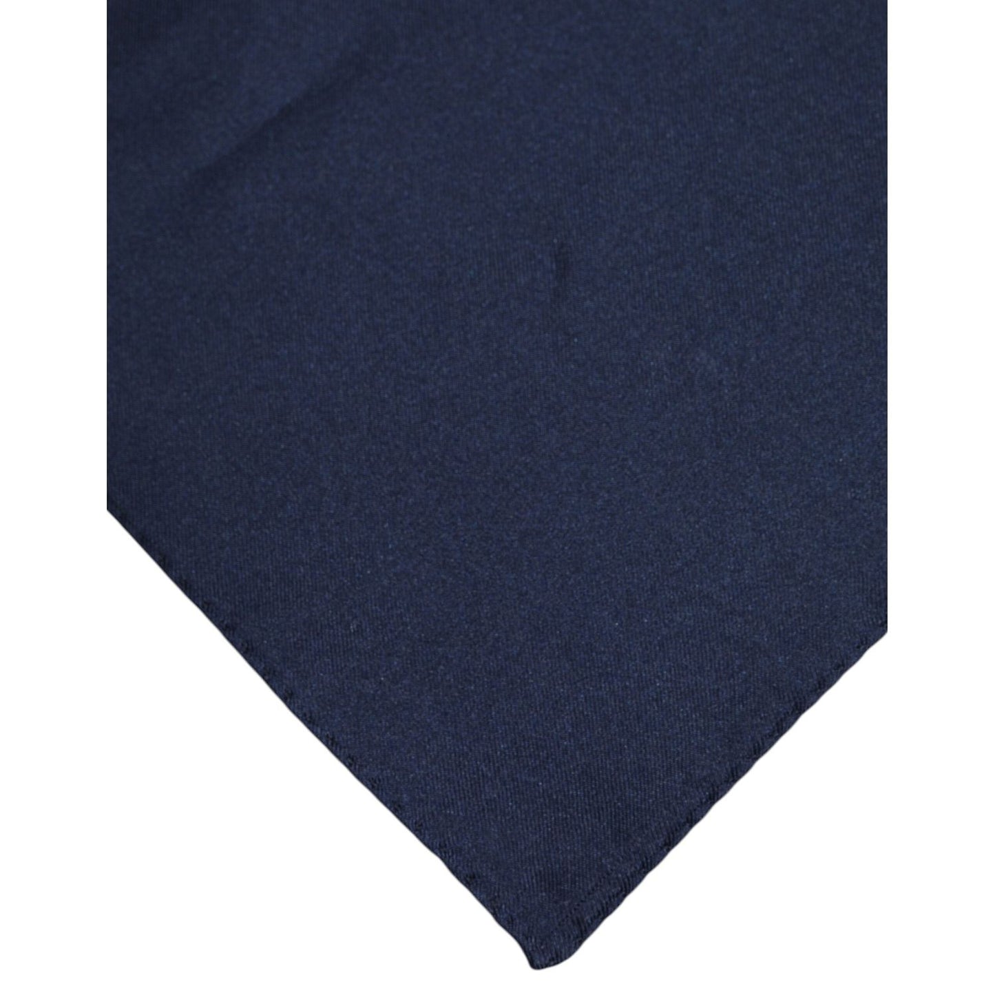 Dolce & Gabbana Dark Blue Silk Square Men Foulard Scarf
