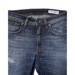 Dolce & Gabbana Blue Washed Cotton Slim Fit Men Denim Jeans PAN74884-44