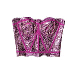 Dolce & Gabbana Pink Bustier Sleeveless Corset Blouse Top TSH87614-46