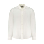 North Sails White Linen Shirt NO-38894-S