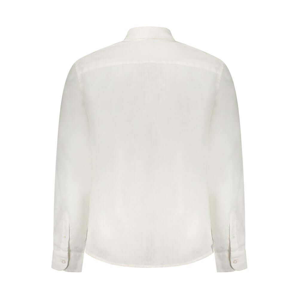 North Sails White Linen Shirt NO-38894-S