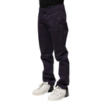 Incotex Dark Purple Mid Waist Casual Straight Pants PAN71689-44