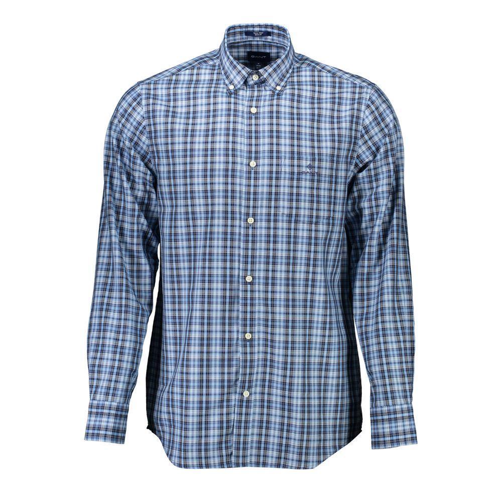 Gant Blue Cotton Shirt GA-9098-M
