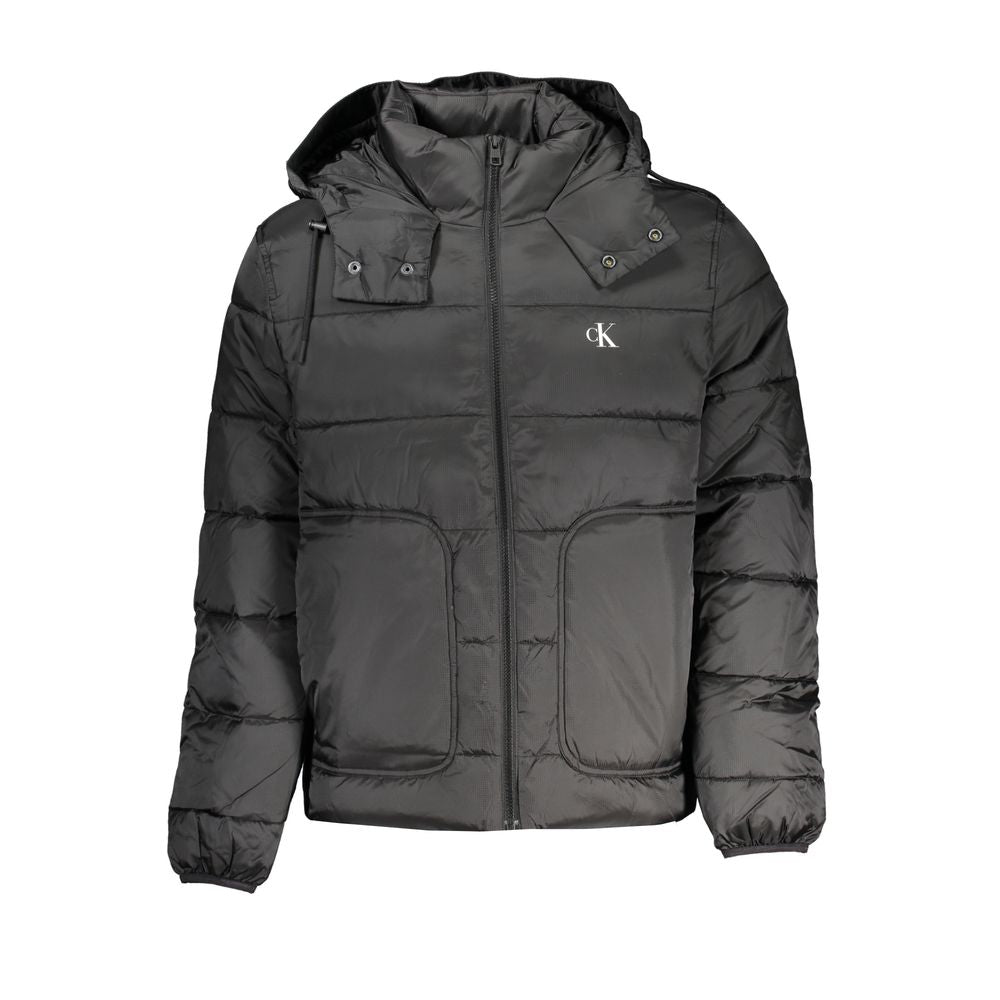 Calvin Klein Black Polyester Jacket CA-25456-M