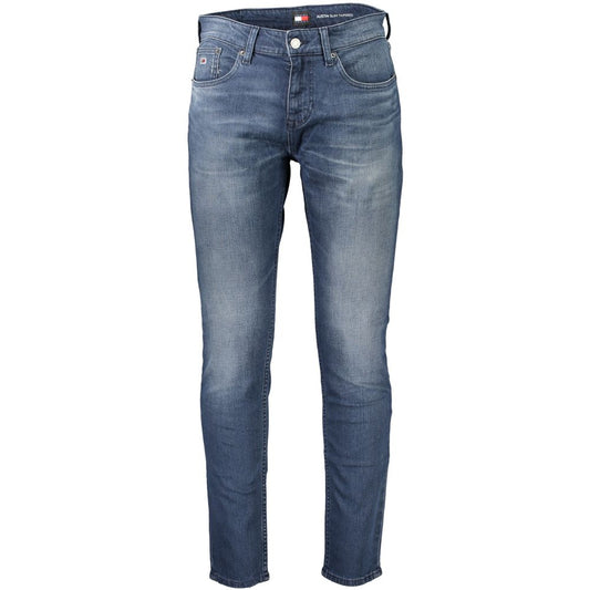 Tommy Hilfiger Blue Cotton Men Jeans
