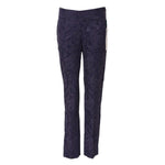 BENCIVENGA Purple Jacquard High Waisted Pants PAN74070-42