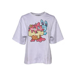 Dolce & Gabbana White Cotton Graphic Print Crew Neck T-shirt TSH90672-40