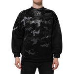 Dolce & Gabbana Black Camouflage Pullover Sweatshirt Sweater TSH906977-44