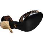 Dolce & Gabbana Brown Leopard Keira Heels Sandals Shoes