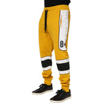 Dolce & Gabbana Yellow Cotton Casual Sweatpants Jogger Pants