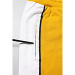 Dolce & Gabbana Yellow Cotton Logo Sweatpants Jogger Pants