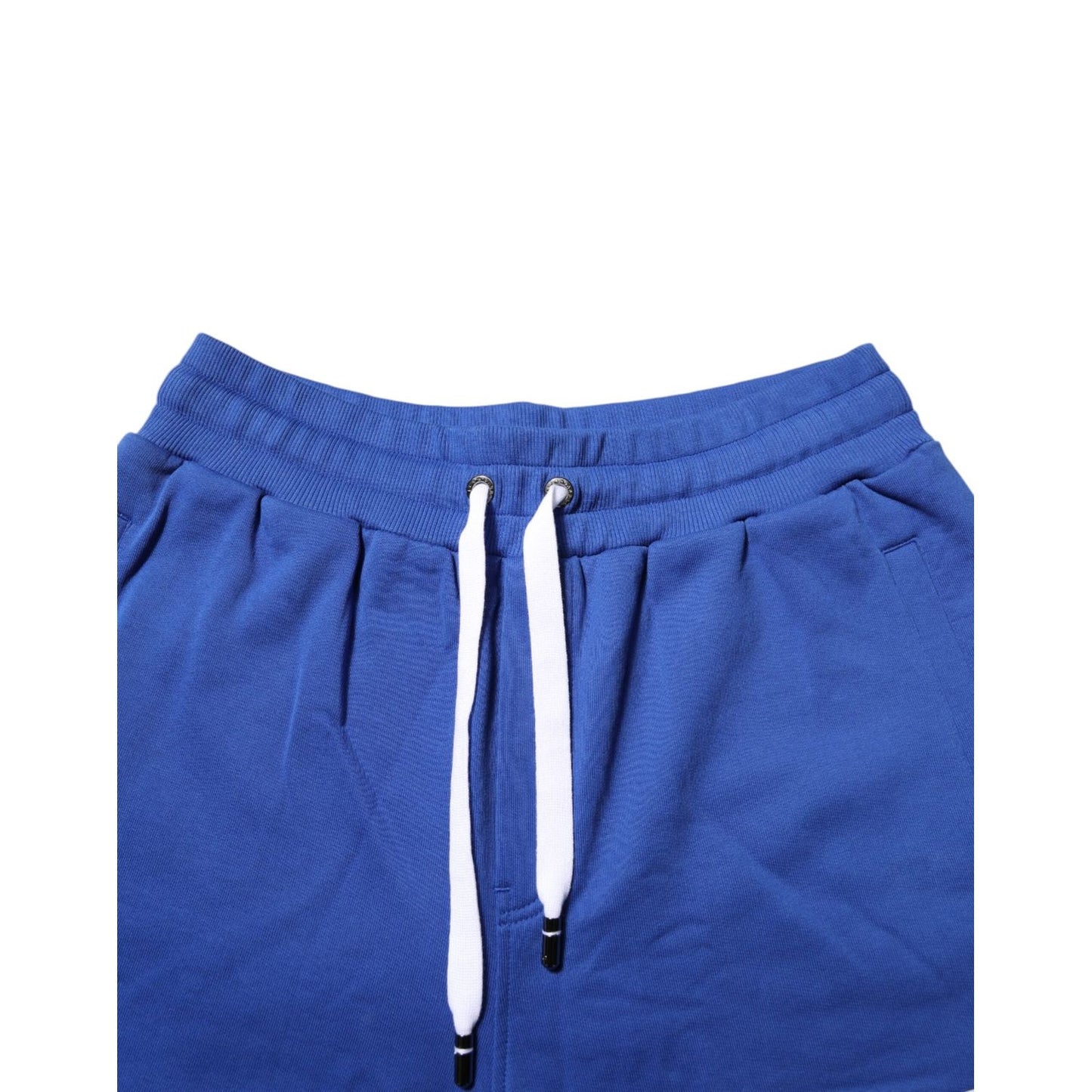 Dolce & Gabbana Blue Logo Cotton Bermuda Sweatshorts Shorts PAN76428-48