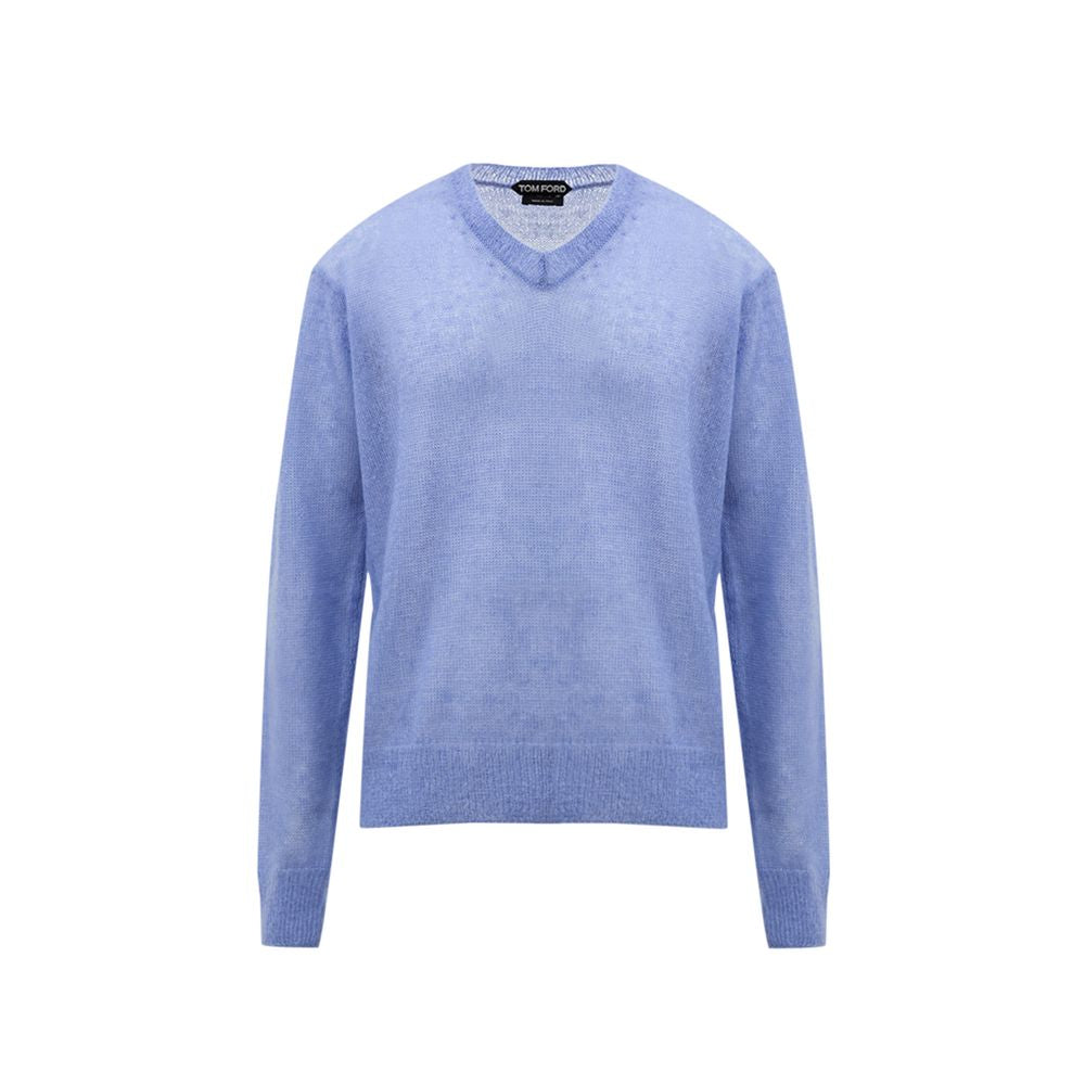 Tom Ford Purple Silk Sweater TO-923020051588-IT52 | XL