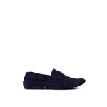 Bally Blue Leather Moccassin BA-9375673-8.5
