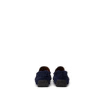 Bally Blue Leather Moccassin BA-9375673-8.5