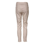 Elisabetta Franchi Beige High Waist Tapered Pants PAN76540-42
