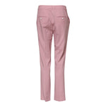 Dolce & Gabbana Pink Wool Mid Waist Tapered Pants PAN72297-40