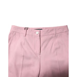 Dolce & Gabbana Pink Wool Mid Waist Tapered Pants PAN72297-40