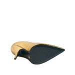 Patrizia Pepe Gold Patent Leather High Heels Pump Shoes LA12592-40