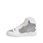 Chiara Ferragni White Silver High Top Women Sneakers Shoes LA12612-39