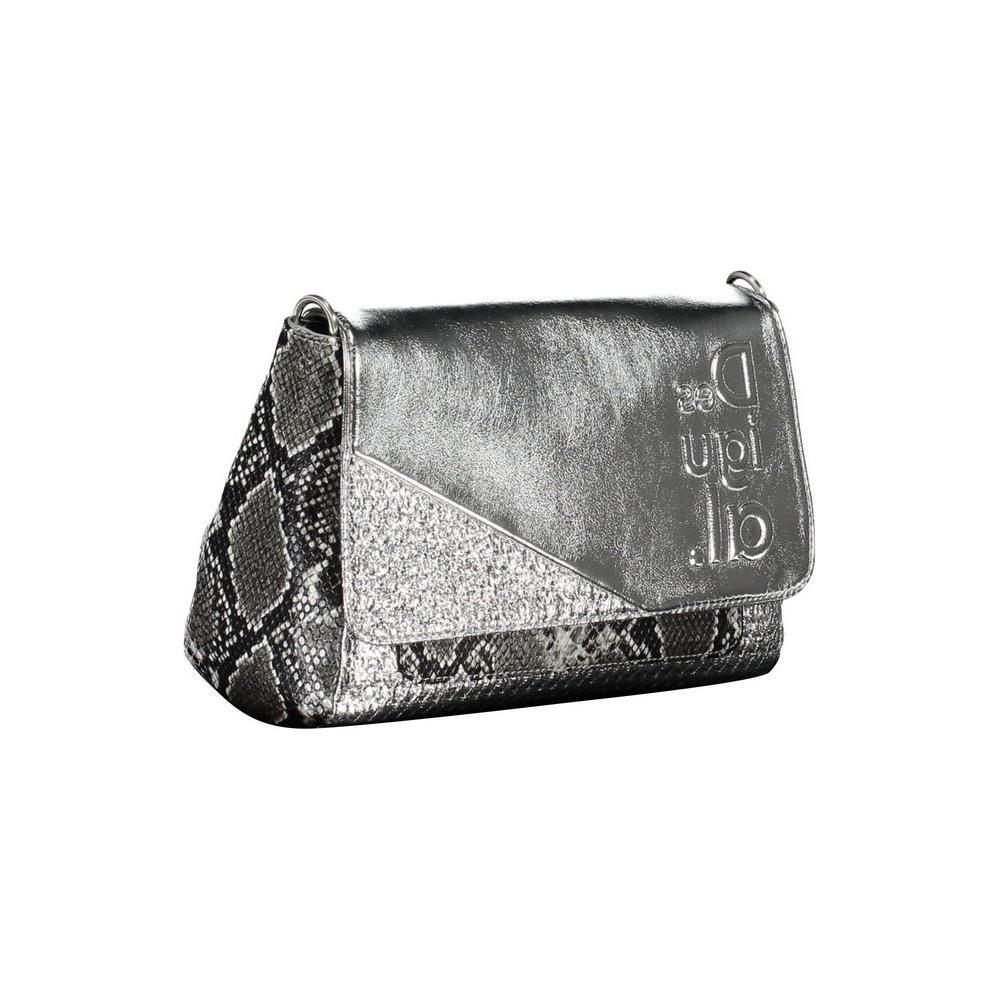 Desigual Gray Polyethylene Handbag