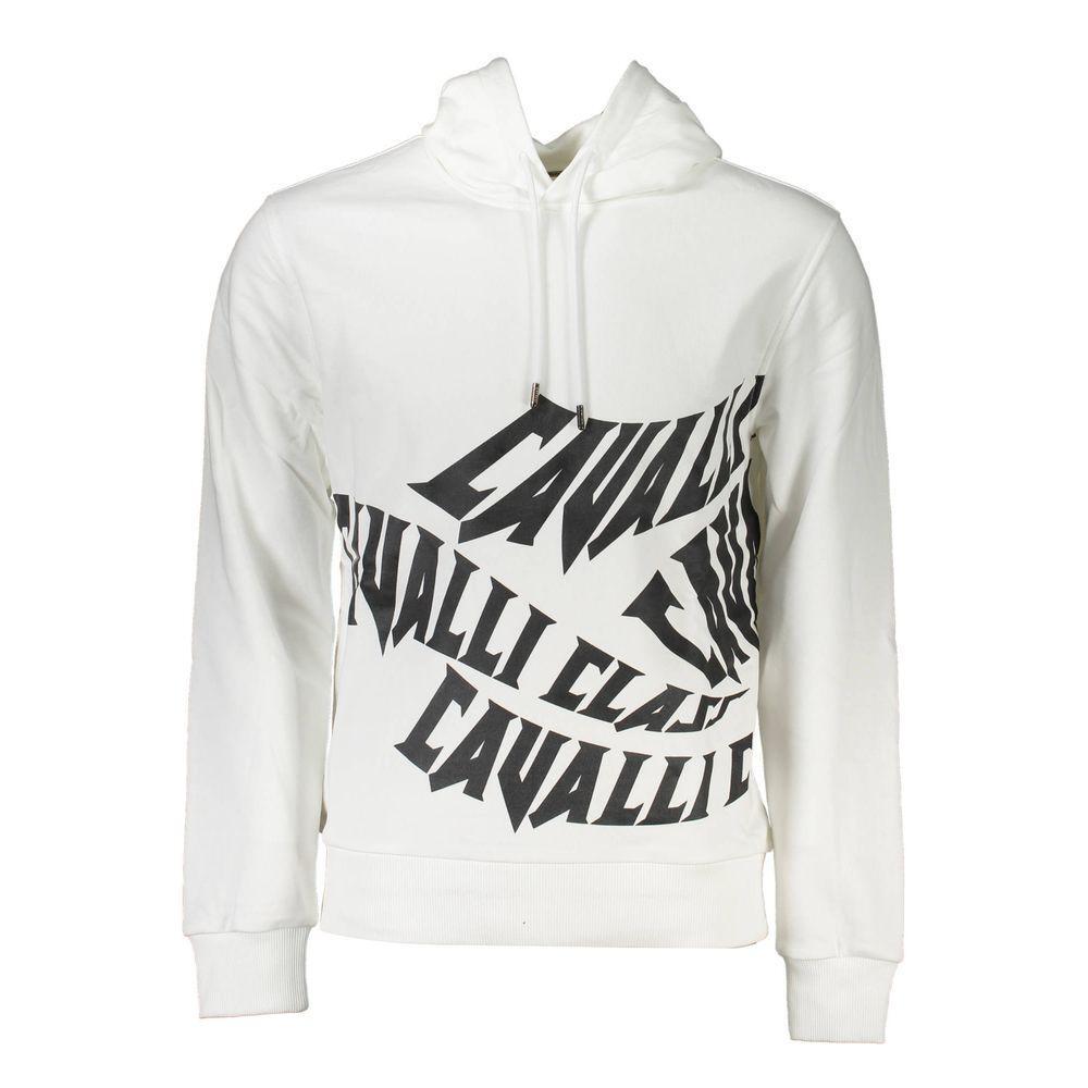 Cavalli Class White Cotton Sweater CA-21273-S