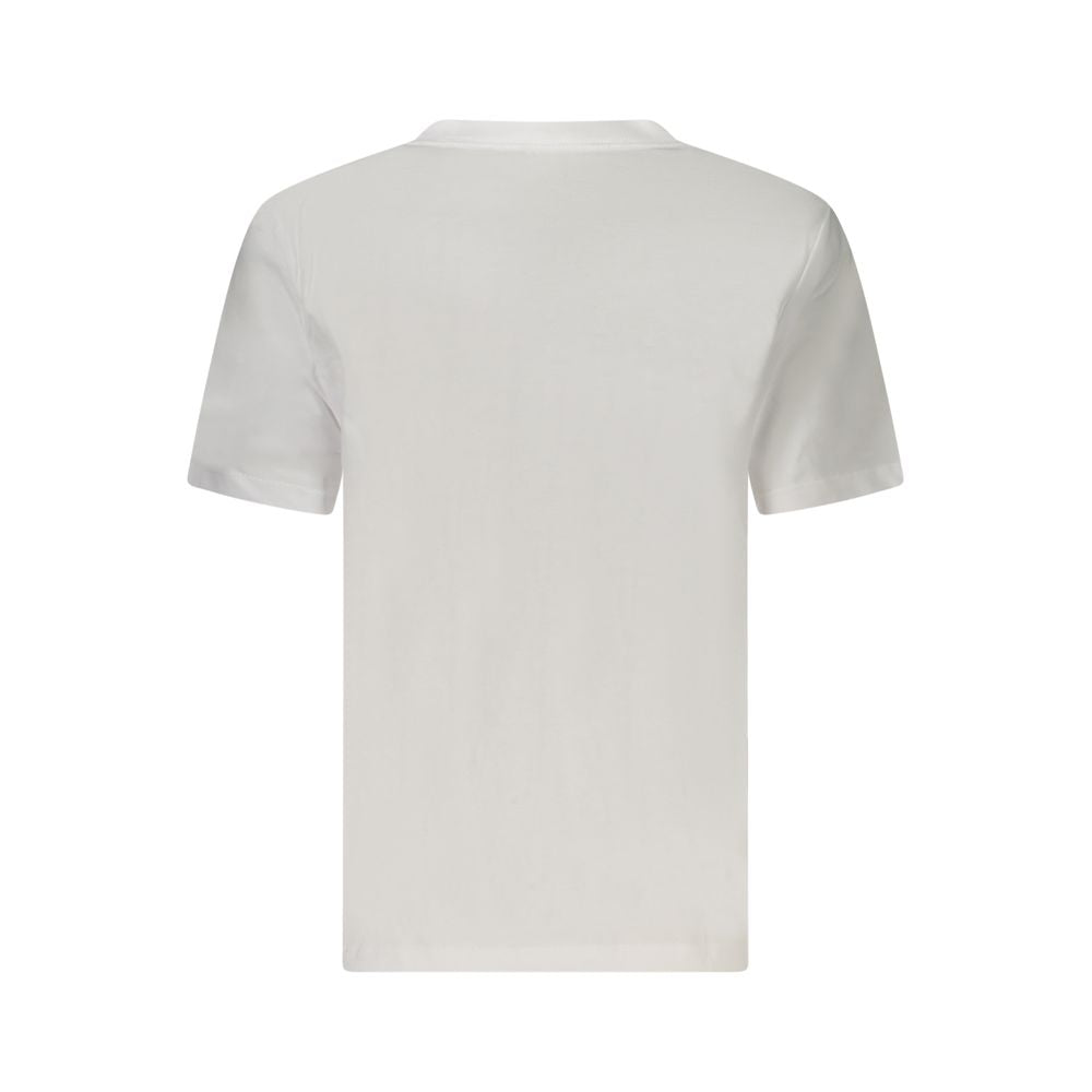 Calvin Klein White Cotton Tops & T-Shirt CA-39010-S