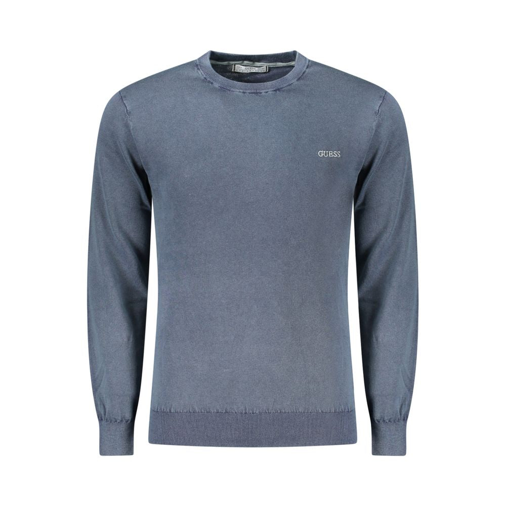 Guess Jeans Blue Cotton Sweater