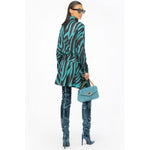 PINKO Green Viscose Dress PI-15751-XS